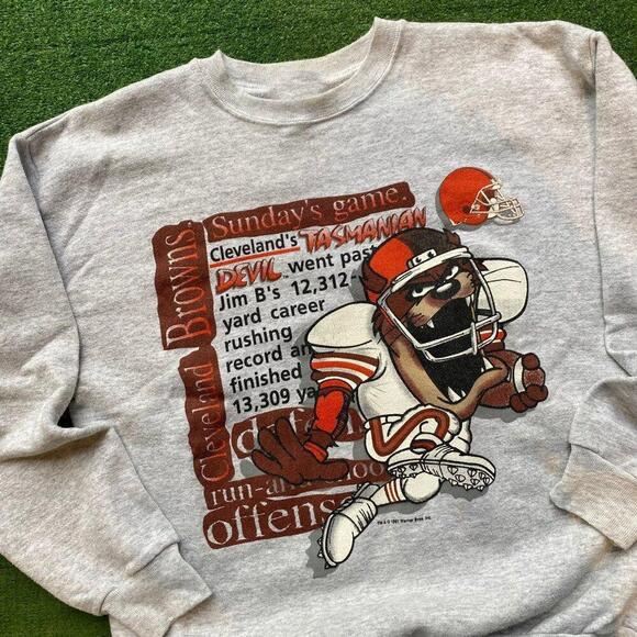 Other - Cleveland Browns Taz Crewneck Sweatshirt Sundays Game